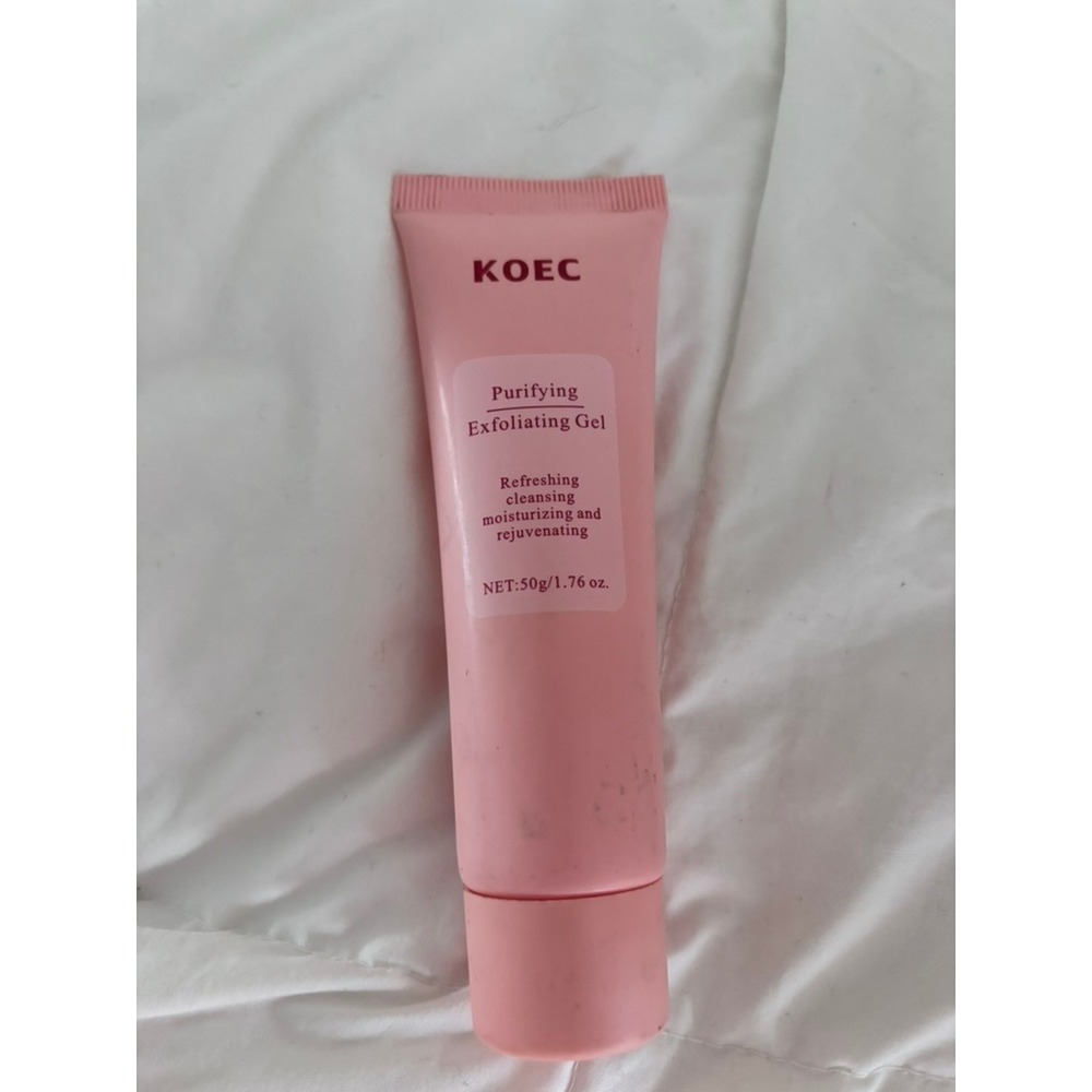 KOEC Purifying Exfoliating Gel 50g 1.76oz Refreshing Cleansing Moisturizing Pink